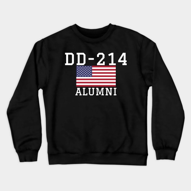 Patriotic DD-214 Alumni Crewneck Sweatshirt by Revinct_Designs